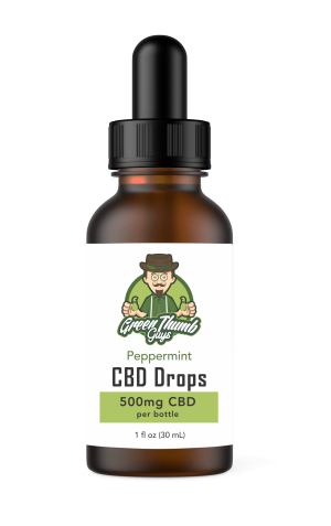 CBD Tincture Drops (with MCT) Mint
